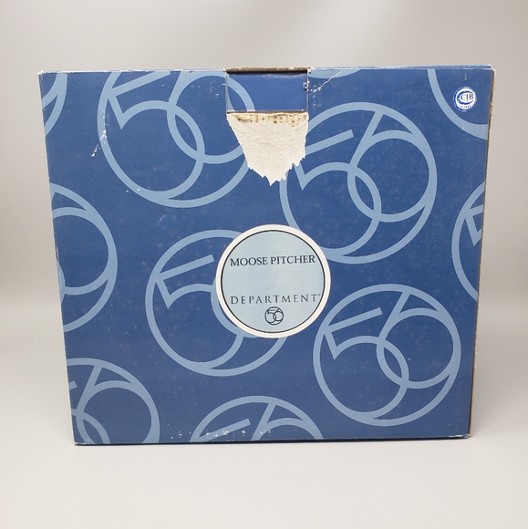 Department 56 Ceramic Red-Nose Reindeer Pitcher - Picture 11 of 11